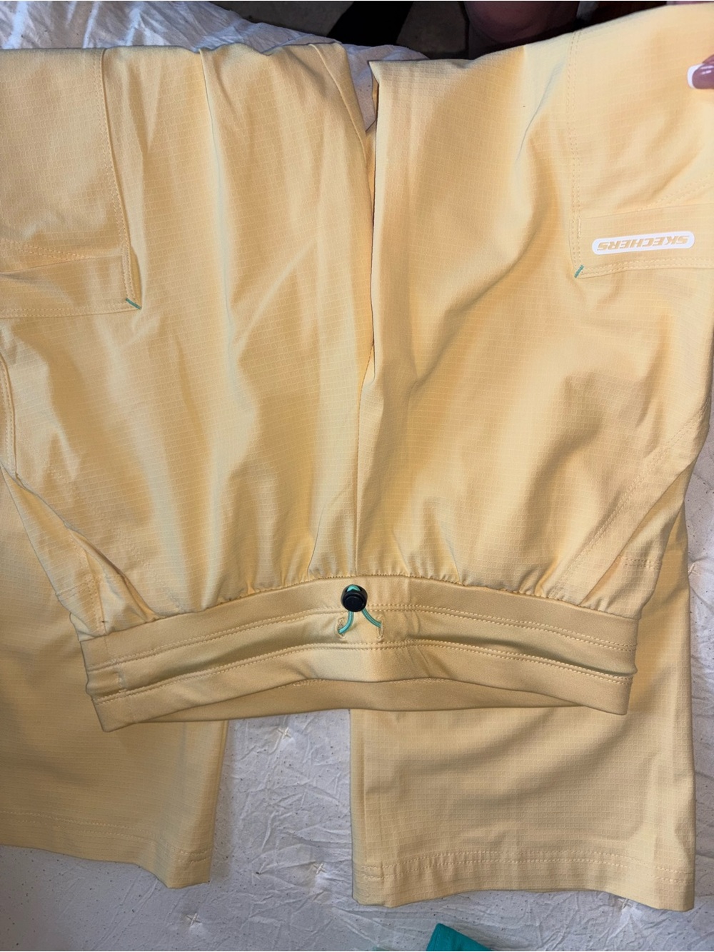 Skechers Light Yellow Work Top with Utility Pockets
